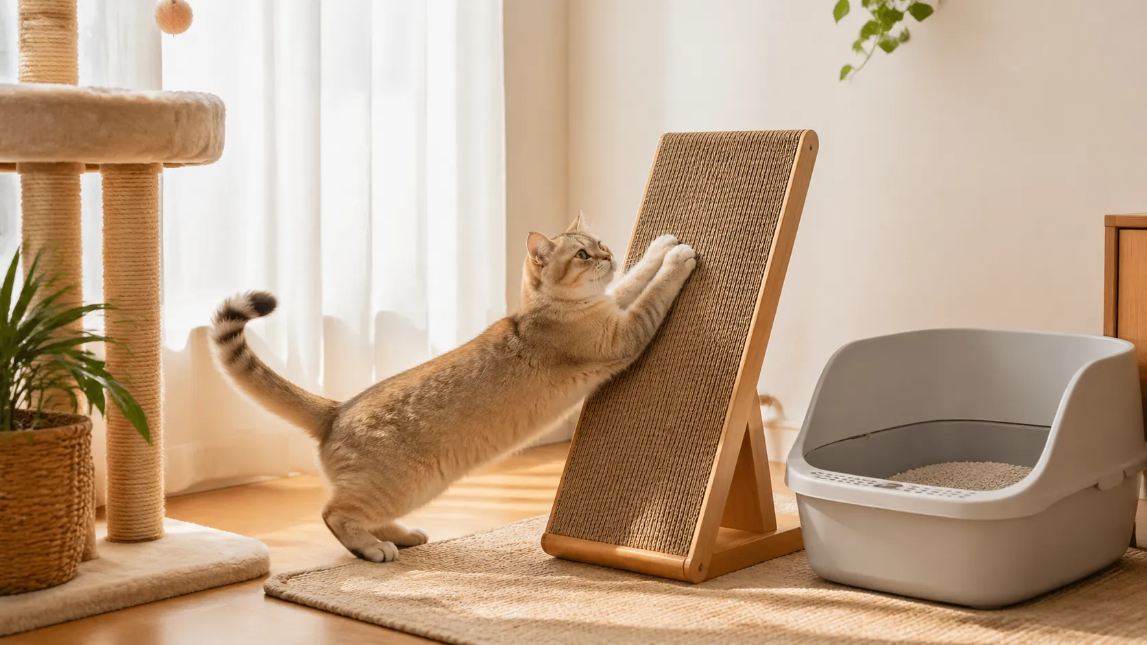 What Type of Cat Litter Pairs Best with a Scratching Board?