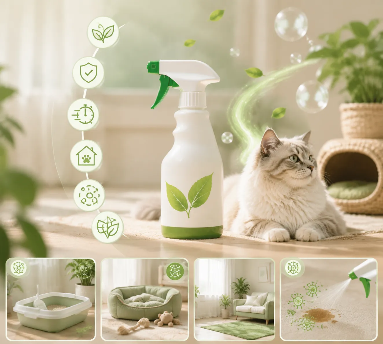 Eliminating Odors at the Source: How Enzyme + Tea Polyphenol Deodorizing Spray Works