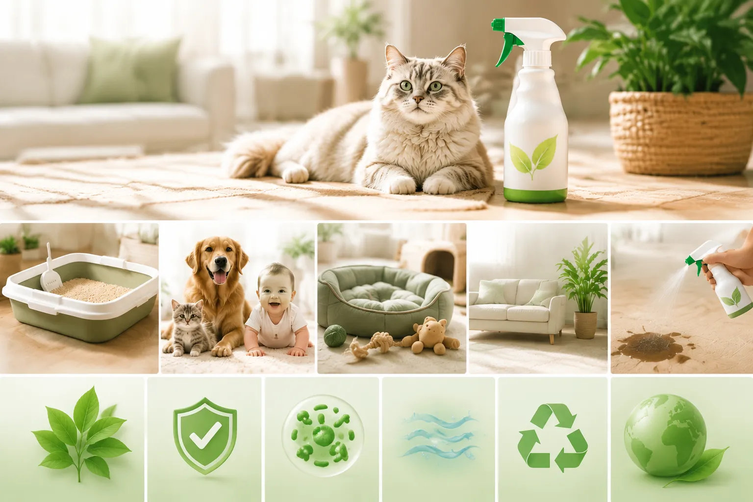 Pet-Specific Enzyme Deodorizing Spray: What Is It Suitable For?