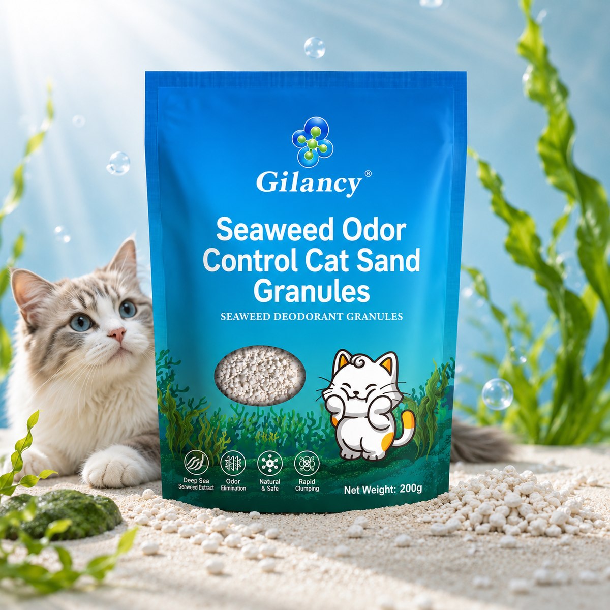 Seaweed Deodorizing Granules vs Clay: An Honest Side-by-Side Comparison