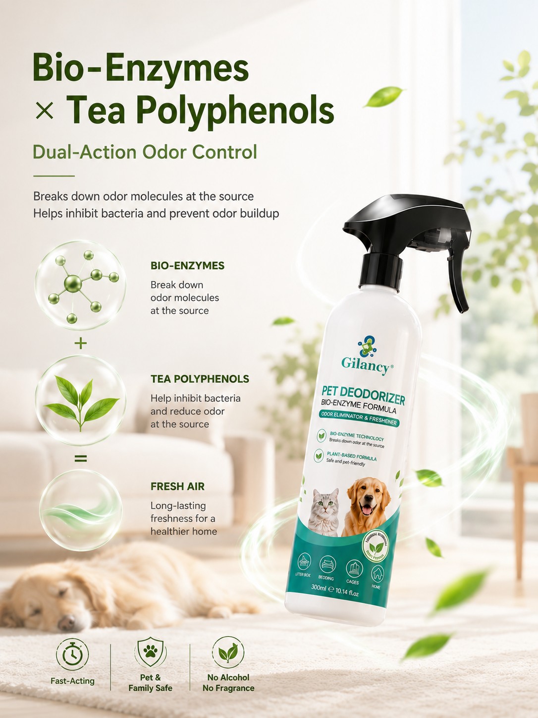 Bio-Enzyme Deodorizing Spray Technical Data Sheet for Importers